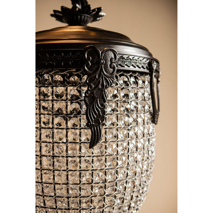 PTMD Lidde Crystal Ovaal Chandelier Lamp Klassiek l-Hanglampen-PTMD