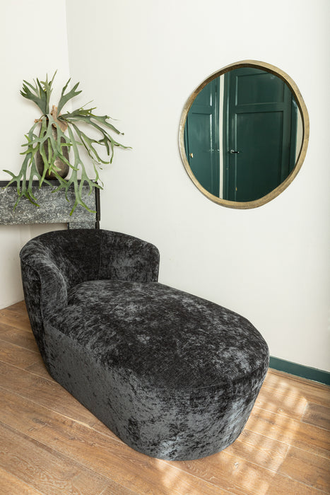 PTMD Limera Messing Aluminium Rond Spiegel Irregular Border s-Spiegels-PTMD