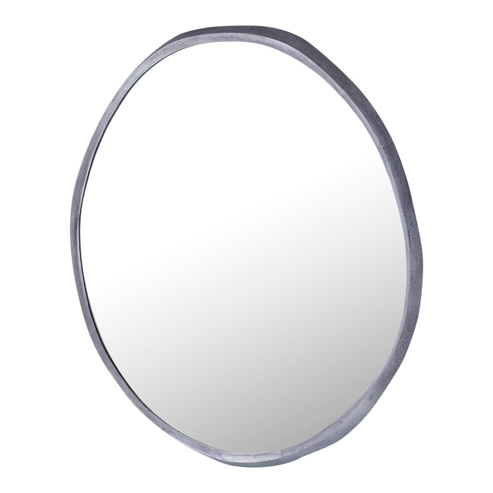 PTMD Limera Nickel Aluminium Rond Spiegel Irregular Border l-Spiegels-PTMD