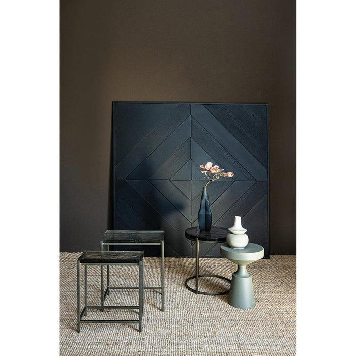 PTMD Lucinde Messing Ijzer Bijzettafel Thick Glas Rect sv2-Bijzettafels-PTMD