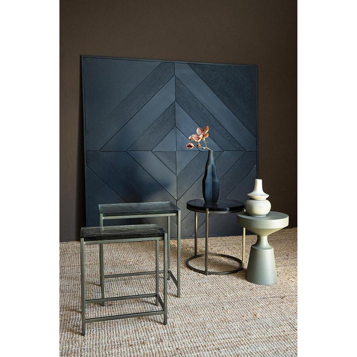 PTMD Lucinde Messing Ijzer Bijzettafel Thick Glas Rect sv2-Bijzettafels-PTMD