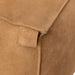 PTMD Marieke Camel Suede Leer Pouf Vierkant-Poefs-PTMD