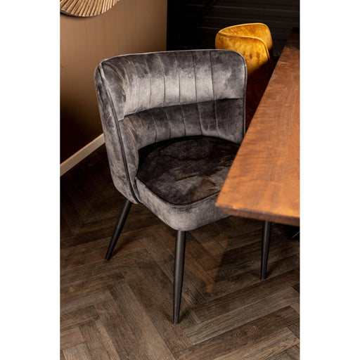 PTMD Marth Bruin Eetkamerstoel-Eetkamerstoelen-PTMD