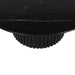 PTMD Neelim Zwart Marmer Salontafel Ribbed Base Rond-Salontafels-PTMD