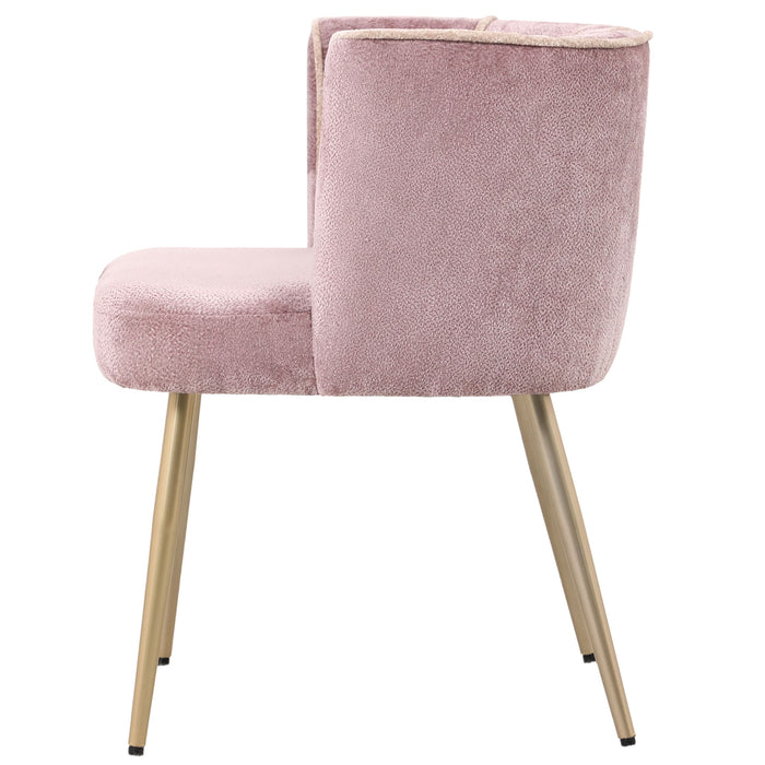 PTMD Nell Eetkamerstoel Aphrodite 7 Flamingo-Eetkamerstoelen-PTMD