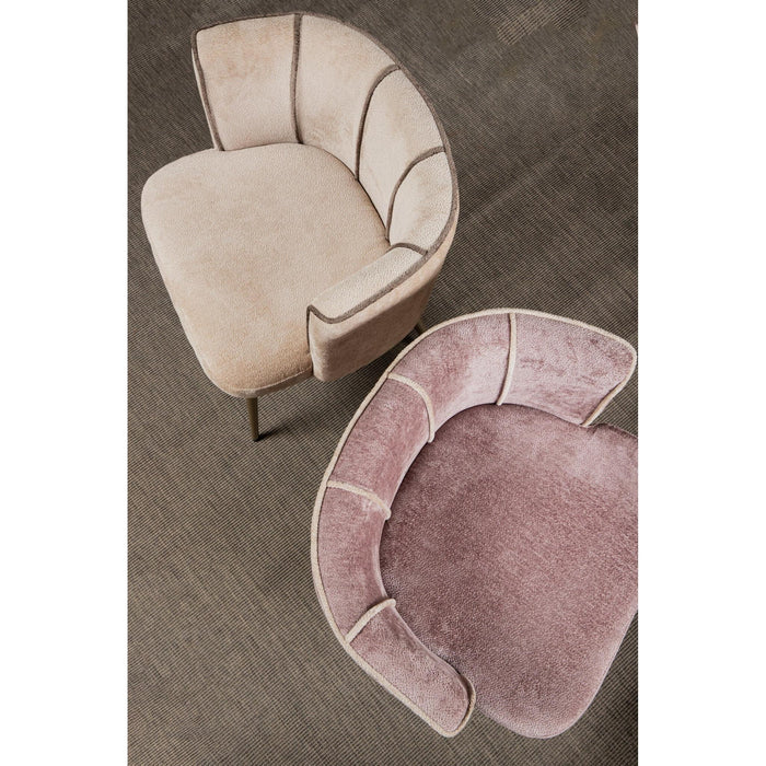 PTMD Nell Eetkamerstoel Aphrodite 7 Flamingo-Eetkamerstoelen-PTMD