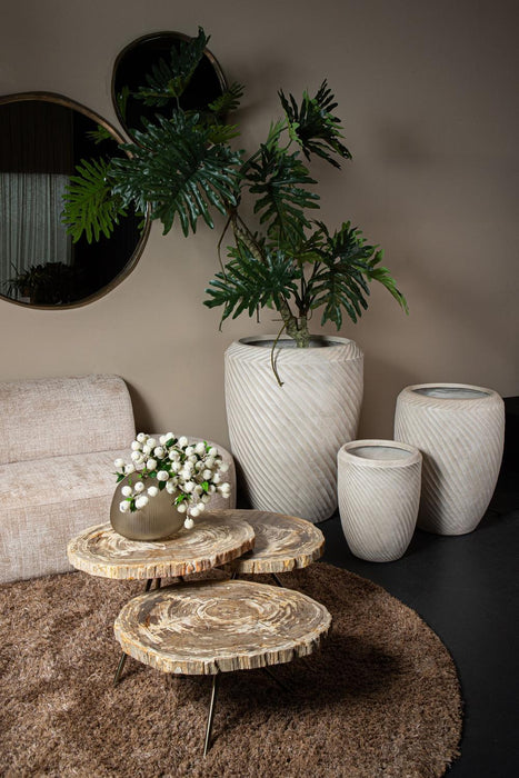 PTMD New Khine Versteend Hout Salontafel Messing sv3-Salontafels-PTMD