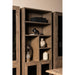 PTMD Oak Kast Armarium 1 Door 4 Laden Glay-Kasten-PTMD