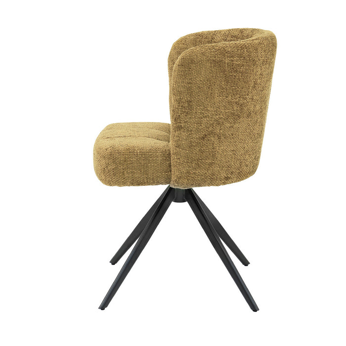 PTMD Odin Eetkamerstoel Small Amber Groen Pootacy 8-Eetkamerstoelen-PTMD