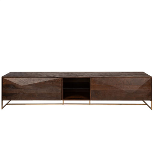 PTMD Onyx tv Kast bruin/goud-Kasten-PTMD