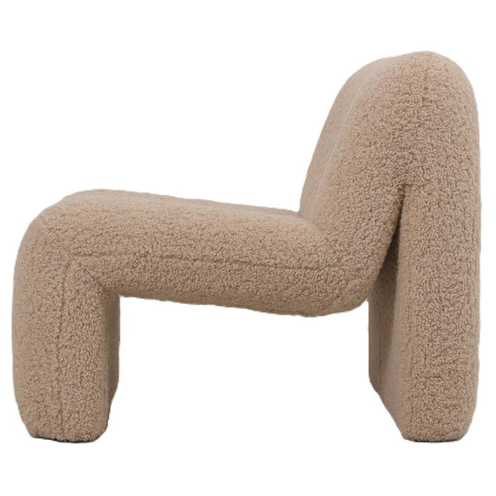 PTMD Oslo Fauteuil Teddy Beige-Fauteuils-PTMD