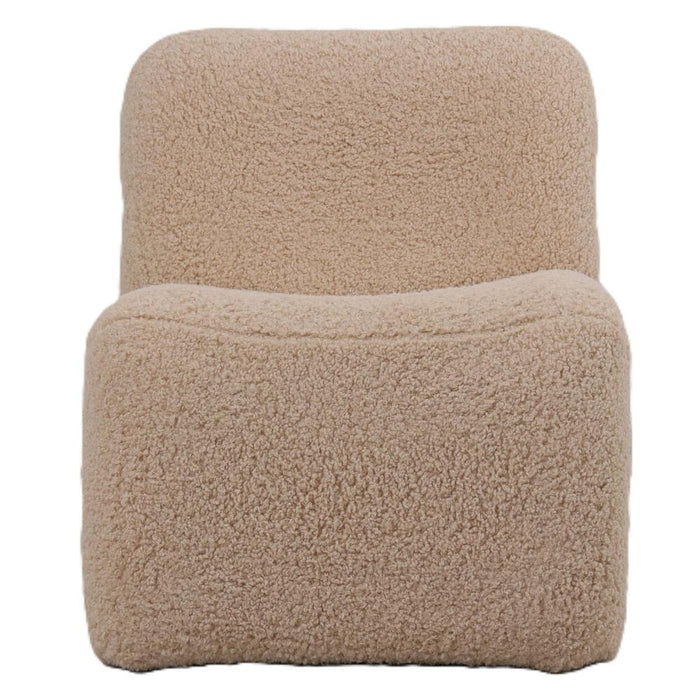 PTMD Oslo Fauteuil Teddy Beige-Fauteuils-PTMD