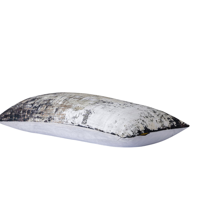 PTMD PTMD Ceola Groen Velvet Sierkussen Met Print – Luxe Woondecoratie-Kussens-PTMD