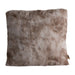 PTMD PTMD Linde Beige Imitatiebont Sierkussen Vierkant – Luxe Woondecoratie-Kussens-PTMD