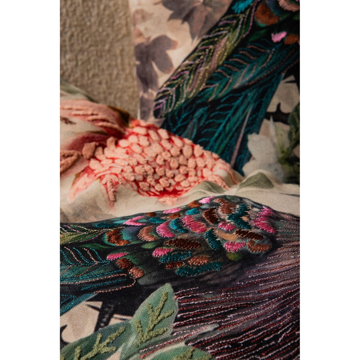 PTMD PTMD Loralee Groen Sierkussen Rechthoek – Luxe Woondecoratie-Kussens-PTMD