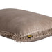 PTMD PTMD Nous Beige Velvet Sierkussen Rechthoek Met Franjes – Luxe Woondecoratie-Kussens-PTMD