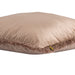 PTMD PTMD Nous Taupe Velvet Sierkussen Vierkant Met Franjes – Luxe Woondecoratie-Kussens-PTMD