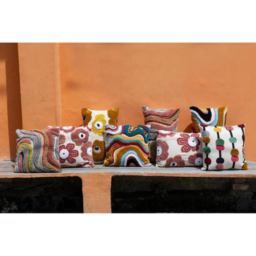 PTMD PTMD Prinay Sierkussen Vierkant – Luxe Woondecoratie-Kussens-PTMD