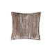 PTMD PTMD Senny Beige Velvet Sierkussen Vierkant Met Ruffle Rand – Luxe Woondecoratie-Kussens-PTMD