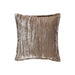 PTMD PTMD Senny Taupe Velvet Sierkussen Vierkant Met Ruffle Rand – Luxe Woondecoratie-Kussens-PTMD