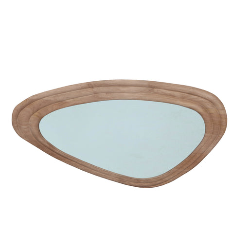 PTMD Santin Natuurlijk Mango Hout Organisch Driehoekig Spiegel-Spiegels-PTMD