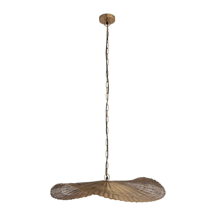 PTMD Shauney Goud Ijzer Wavy Hangend Lamp Rond s-Hanglampen-PTMD