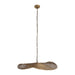 PTMD Shauney Goud Ijzer Wavy Hangend Lamp Rond s-Hanglampen-PTMD