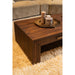 PTMD Tiess Bruin Houten Fineer Coffeetable 2 Laden-Salontafels-PTMD