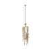 PTMD Wilco Messing Gegotened Aluminium Hangend Lamp Chains Small-Hanglampen-PTMD
