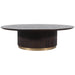 PTMD Xelle Bruin Coffeetable 150cm-Salontafels-PTMD