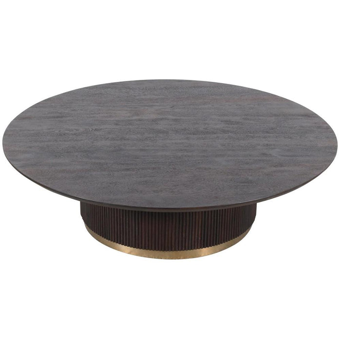 PTMD Xelle Bruin Coffeetable 150cm-Salontafels-PTMD