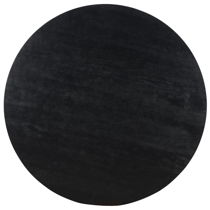 PTMD Xelle Zwart Coffeetable 150 cm-Salontafels-PTMD