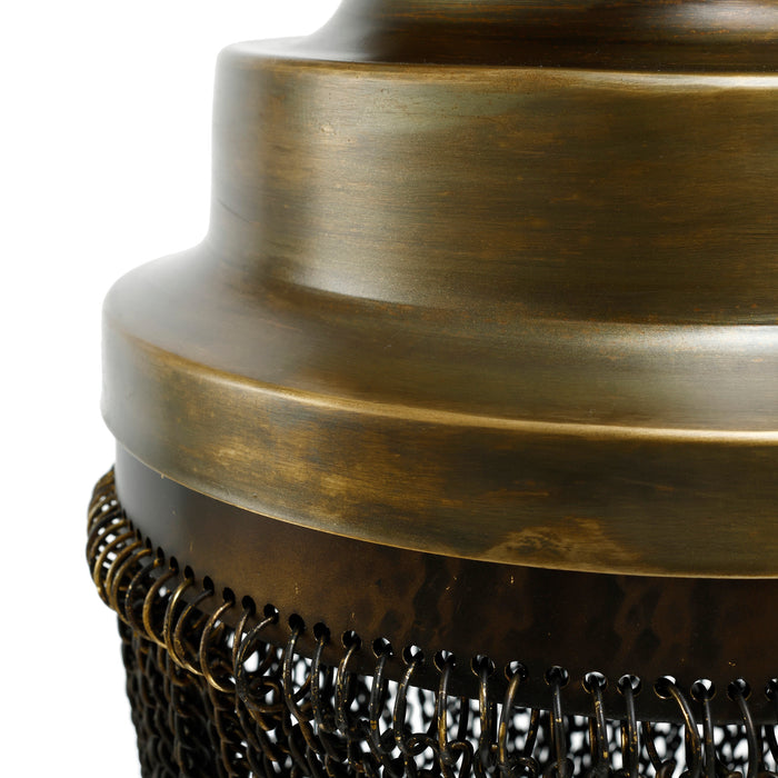 PTMD Zelivo Goud Ijzer Hangend Lamp Deco Chains Rond s-Hanglampen-PTMD