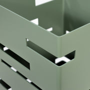 Parapluhouder MODERN Staal Dusty Green 18x18x50cm Spinder Design-Opbergdozen en manden-Spinder