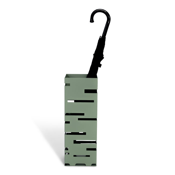 Parapluhouder MODERN Staal Dusty Green 18x18x50cm Spinder Design-Opbergdozen en manden-Spinder