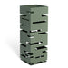 Parapluhouder MODERN Staal Dusty Green 18x18x50cm Spinder Design-Opbergdozen en manden-Spinder