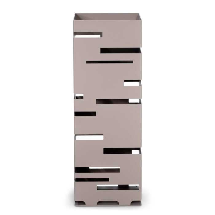 Parapluhouder MODERN Staal Silky Taupe 18x18x50cm Spinder Design-Opbergdozen en manden-Spinder