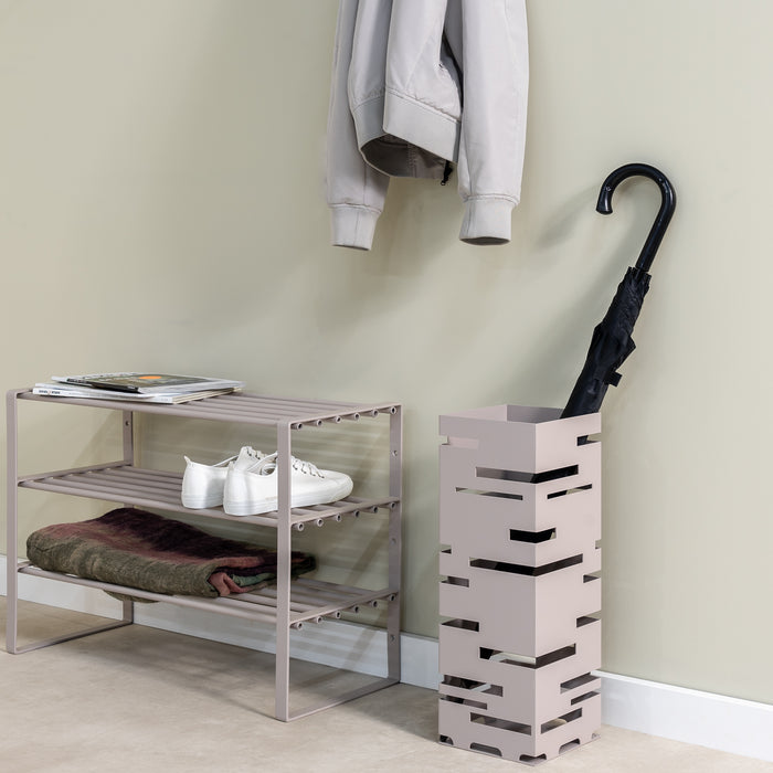 Parapluhouder MODERN Staal Silky Taupe 18x18x50cm Spinder Design-Opbergdozen en manden-Spinder
