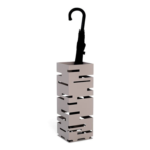 Parapluhouder MODERN Staal Silky Taupe 18x18x50cm Spinder Design-Opbergdozen en manden-Spinder