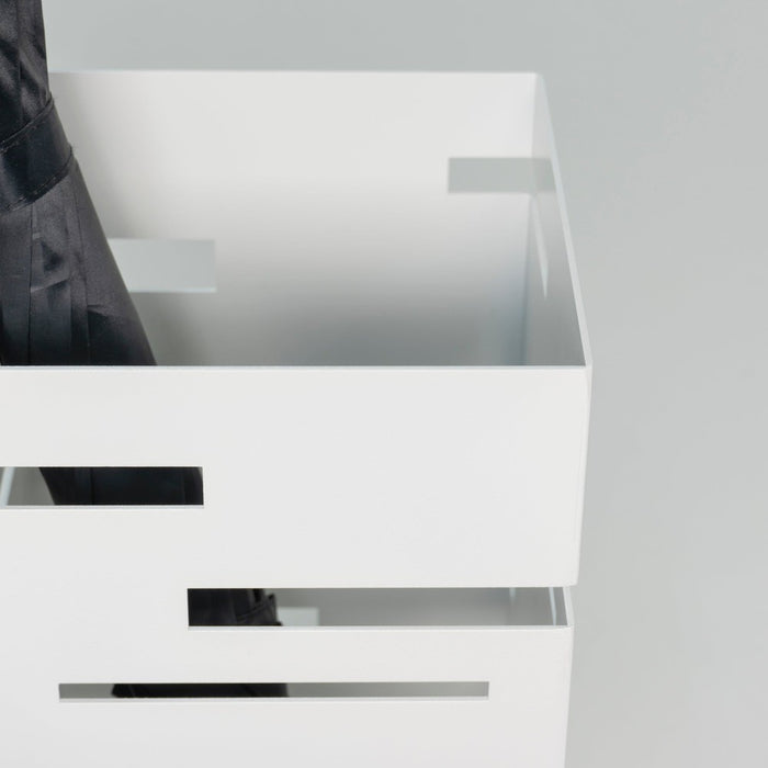 Parapluhouder MODERN Staal Wit 18x18x50cm Spinder Design-Opbergdozen en manden-Spinder