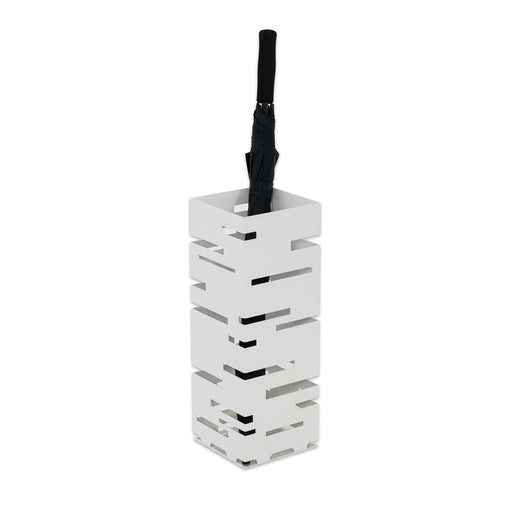Parapluhouder MODERN Staal Wit 18x18x50cm Spinder Design-Opbergdozen en manden-Spinder
