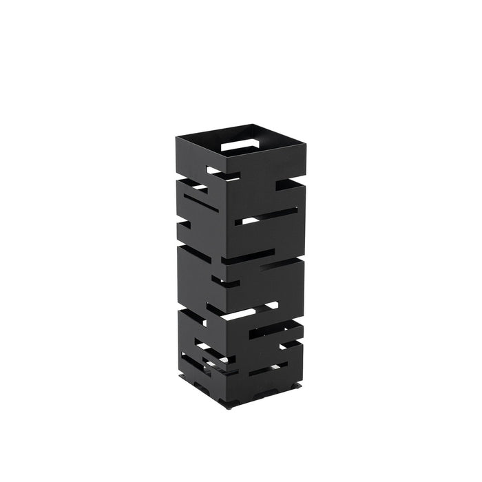 Parapluhouder MODERN Staal Zwart 18x18x50cm Spinder Design-Opbergdozen en manden-Spinder