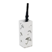 Parapluhouder STORM Staal Wit 18x18x50cm Spinder Design-Opbergdozen en manden-Spinder