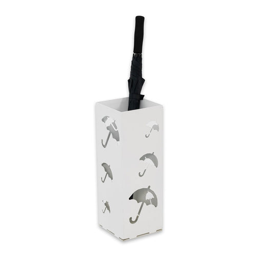 Parapluhouder STORM Staal Wit 18x18x50cm Spinder Design-Opbergdozen en manden-Spinder