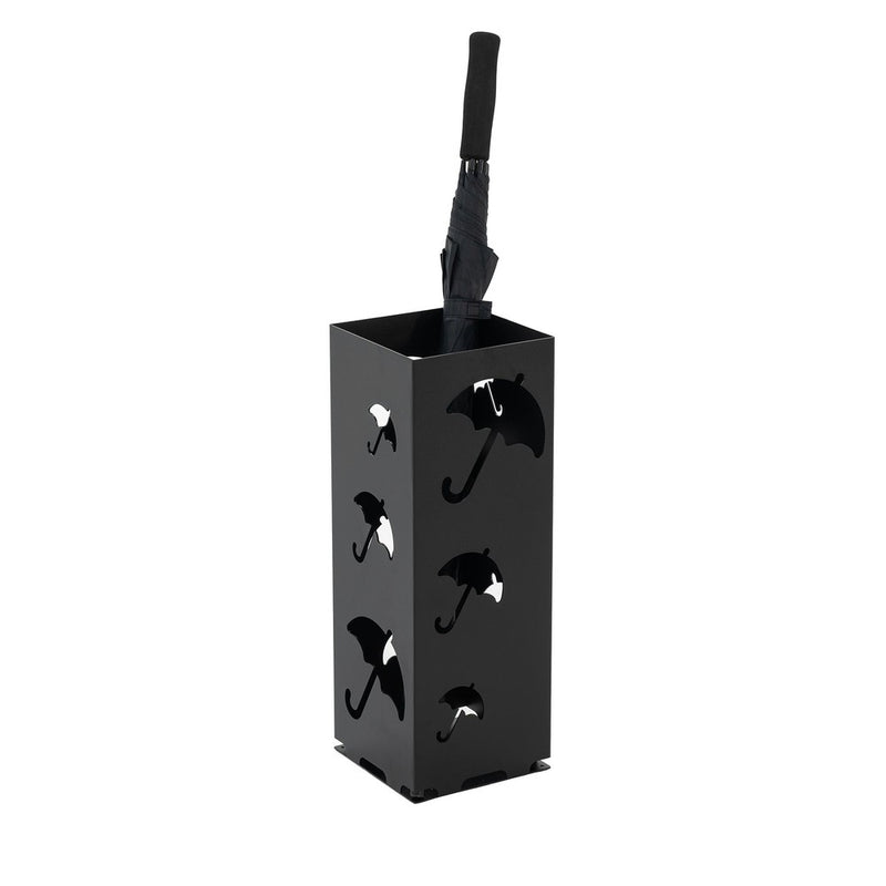 Parapluhouder STORM Staal Zwart 18x18x50cm Spinder Design-Opbergdozen en manden-Spinder
