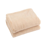 Plaid Beige Polyester 130x180 cm Polyester-Plaids-J-Line
