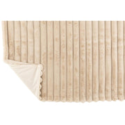 Plaid Beige Polyester L 130x180 cm-Plaids-J-Line