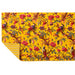 Plaid Birds/Flowers Cotton Velvet Yellow 180x1x130-Plaid-J-Line