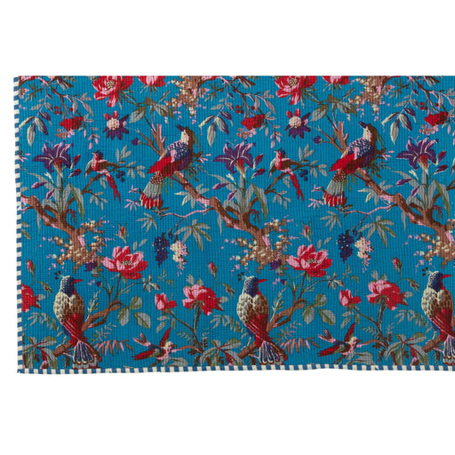 Plaid Blauw Katoen / linnen 180x130 cm-Plaids-J-Line