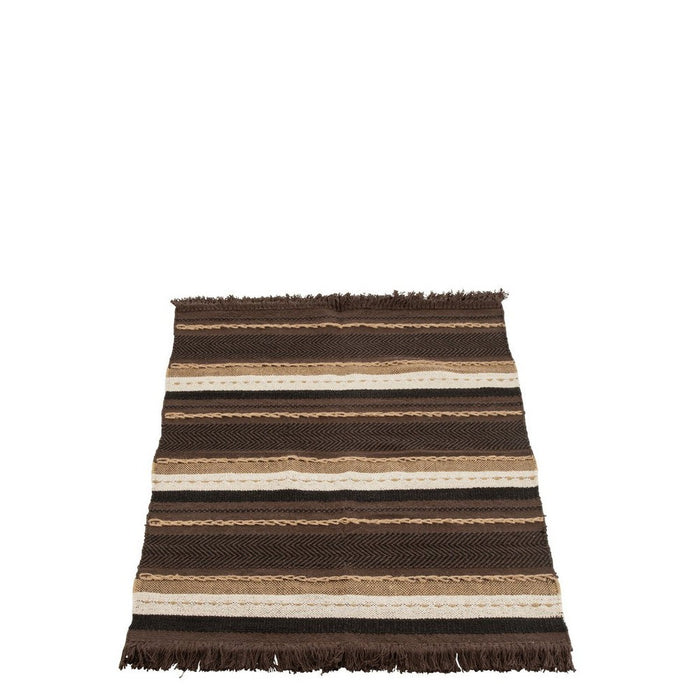Plaid Bruin Katoen 150x90 cm-Plaids-J-Line